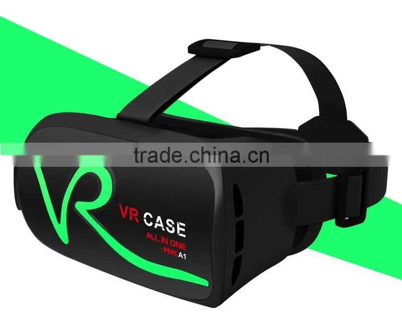 Low price All In One Rk-A1VR Case vr headset, Upgraded Version VR Box 2.0