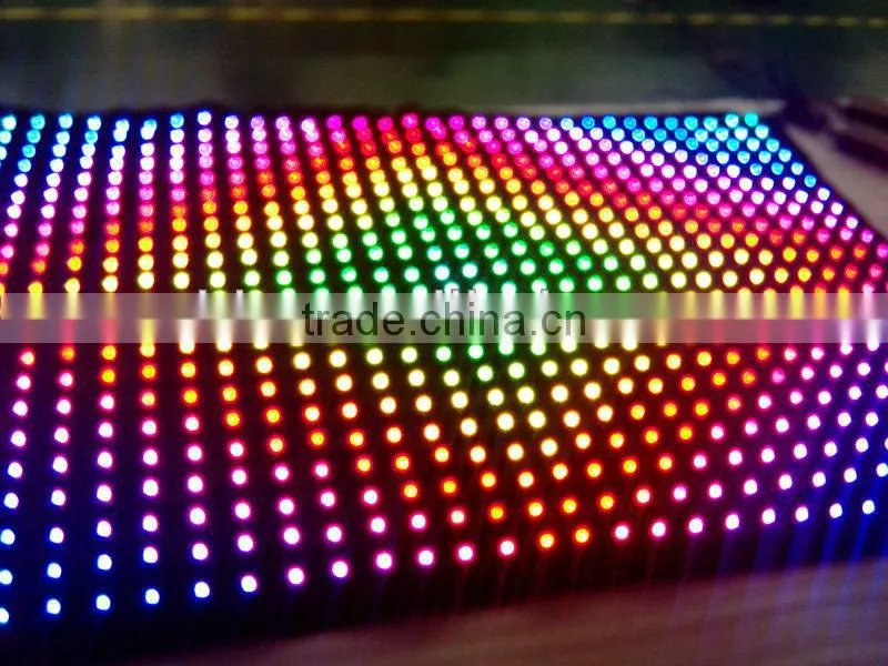 new inventions PC control DMX wholesale led lighted fabric curtains for bar/club/ stage decoration