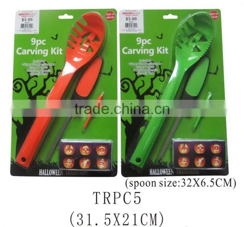 New design Halloween decoration Pumpkin carving 3 tools set