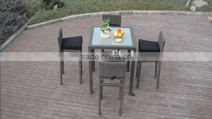 Club Pub Furniture Aluminium Rattan Bar Stool, Bar Stool Chair, Bar Stool High Chair