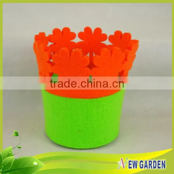 Gorgeous Designs Metal Artificial Lacy Flower Pot For Home Decor