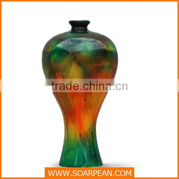 Indoor Decorative Fiberglass Unique Flower Vase