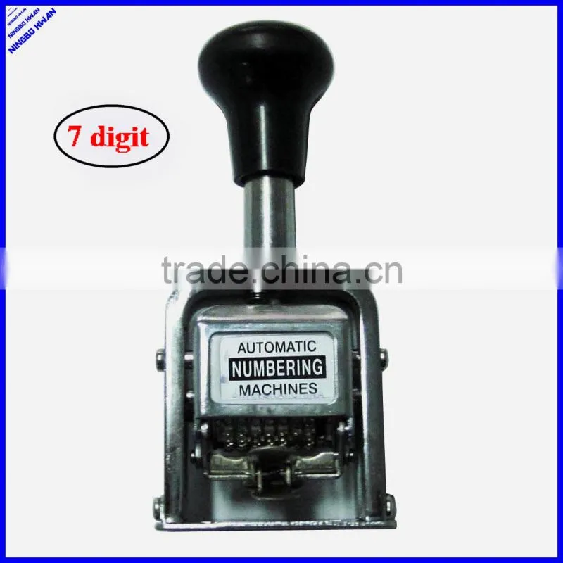 office self-ink automatic hand press numbering machine