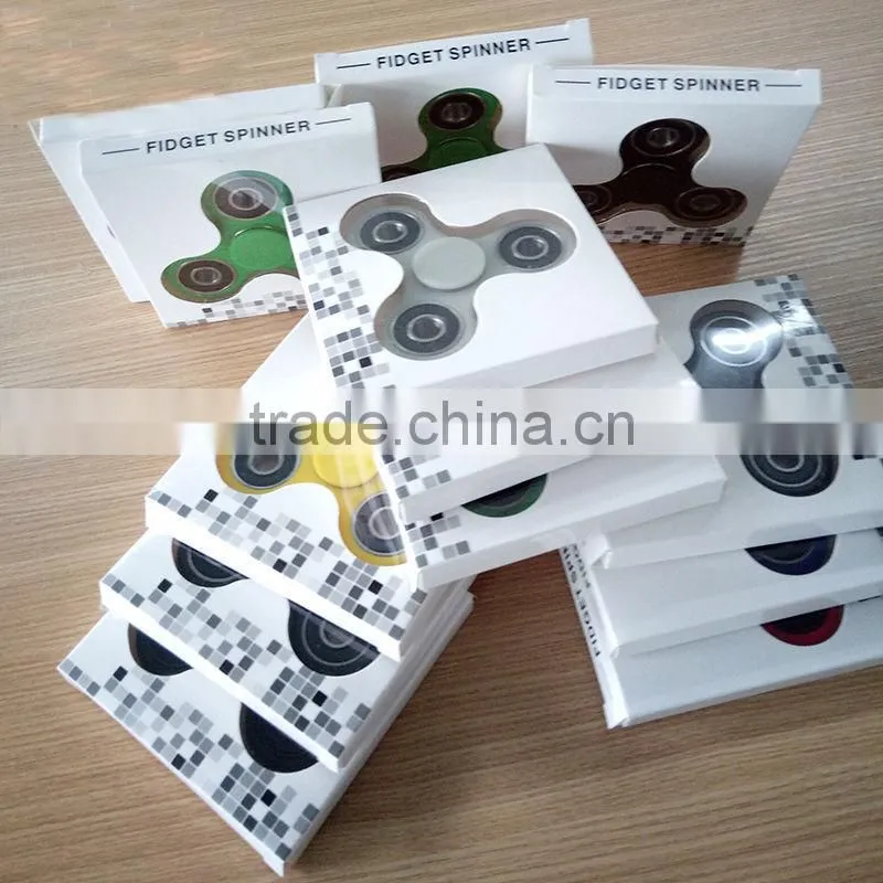 Fidget Hand Spinner Tri Ceramic Ball Desk Toy EDC Focus Stuffer