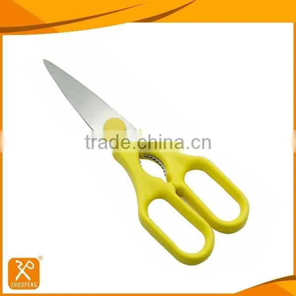 8" FDA popular multicolored PP handle kitchen use scissors