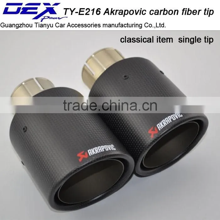 exhaust tip Akrapovic carbon fiber exhaust pipe for all car