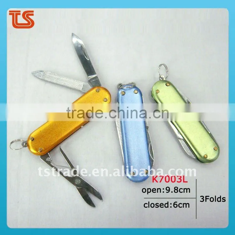 "STOCK" New design multi knife Novelty pocket knife multi function utility kinfe LED knife(TS06)