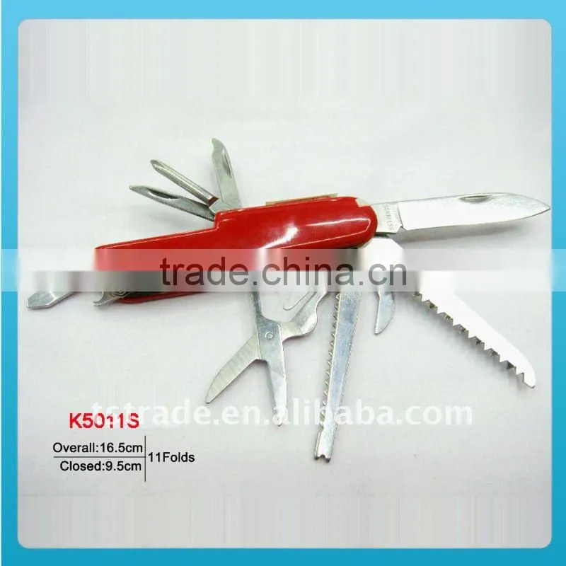 "STOCK" New design multi knife Novelty pocket knife multi function utility kinfe LED knife(TS06)