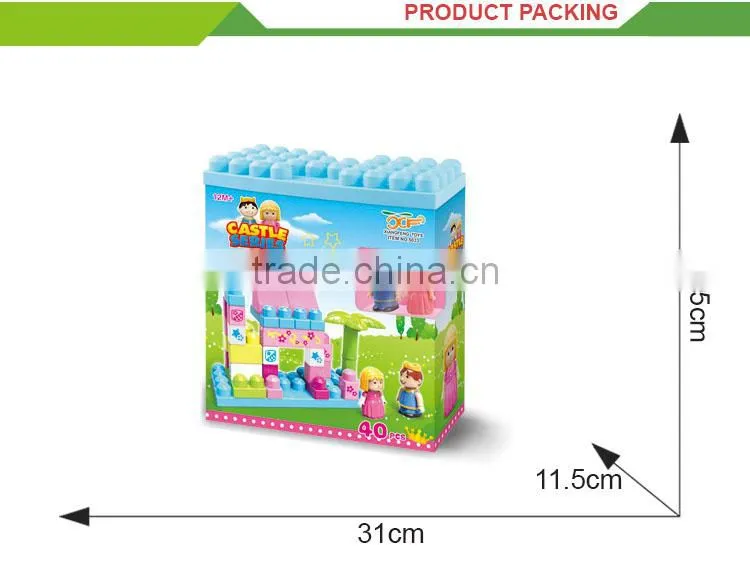 DIY game kids educational building blocks plastic connector toys
