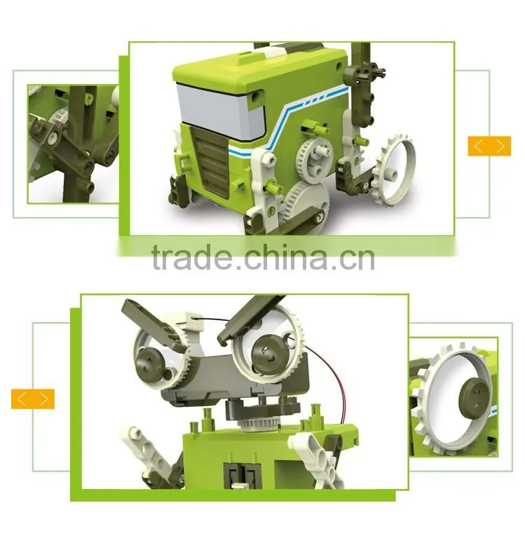 New style self assembled education deformation toys robot kit diy