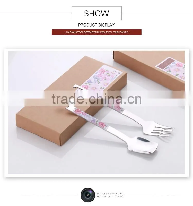 Unique Design Fork and Spoon Cutlery Set Party Decoration Gifts