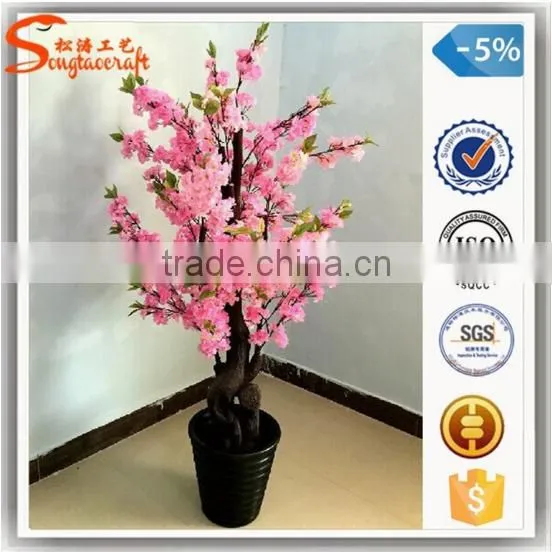 Hot sale High quality Small size mini colors artificial cherry blossom tree