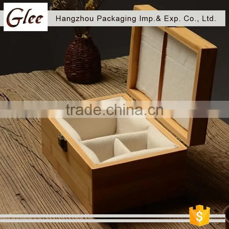 Luxurious simple and superior bamboo storage gift boxes