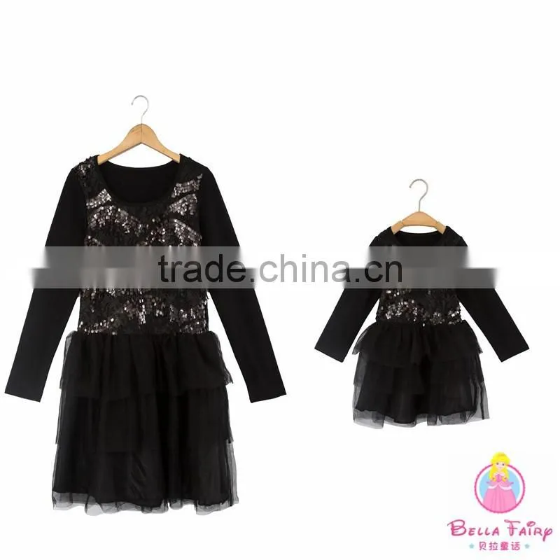 Wholesale mother and daughter matching dresses mommy and me clothing