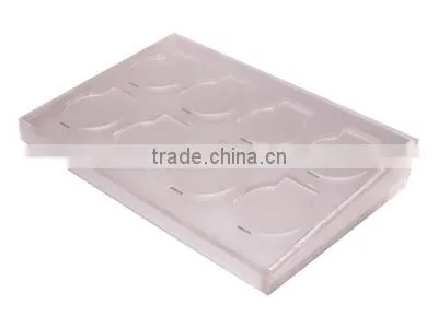 Blush acrylic counter top display