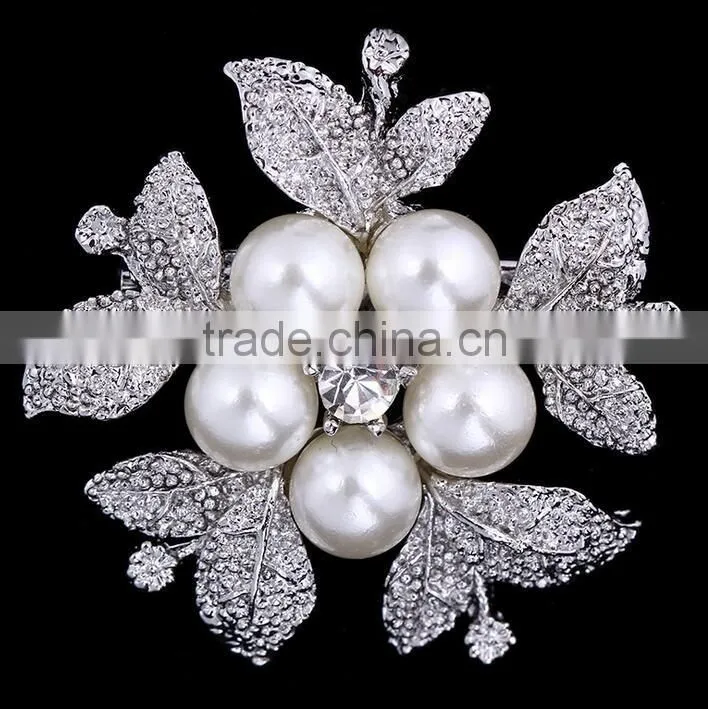F20042N Beautiful flower brooch pins elegant fashion brooch