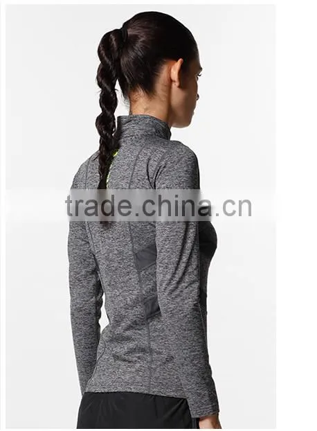 New Women fashion zip sport tracksuit running