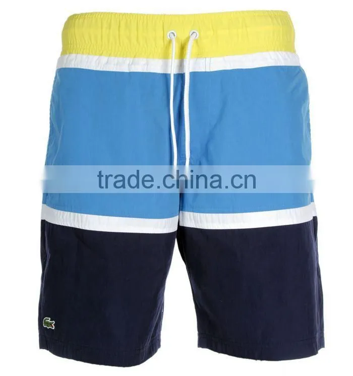 Colorful fashion sport comfortable striped fabric bike shorts