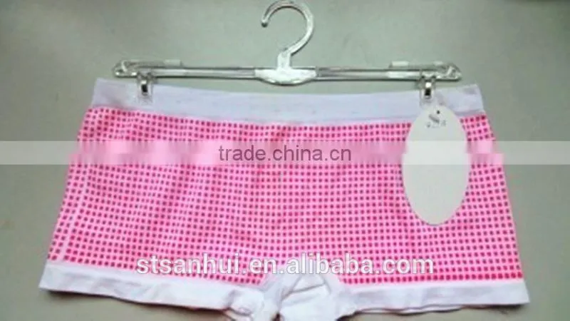 Newest design hot sale fancy printed girls seamless panty