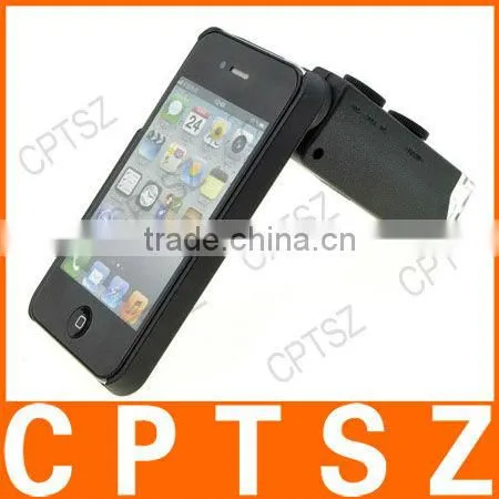 60X-100X Zoom LED Lighted Pocket Microscope for iPhone4 Rear Protection Cover