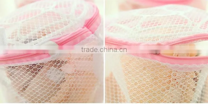 High quality large washing nylon mesh zipper laundry bag