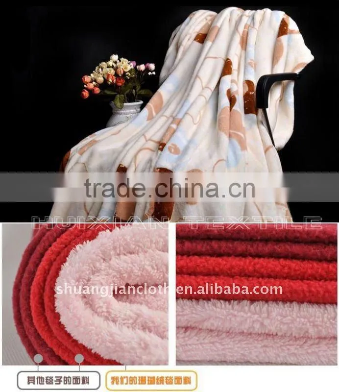 coral fleece fabric for blanket