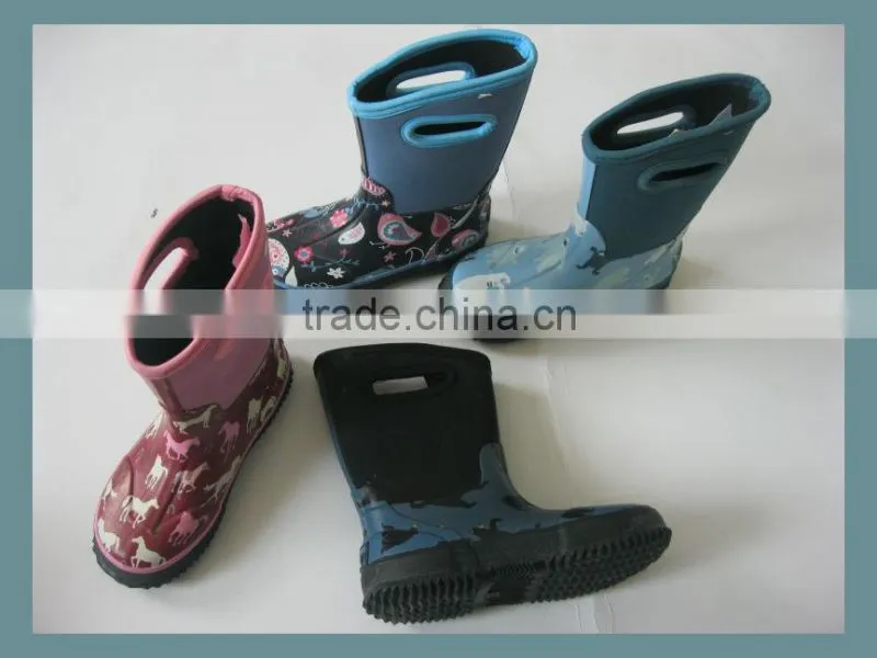 Hot selling Neoprene kids fancy boot