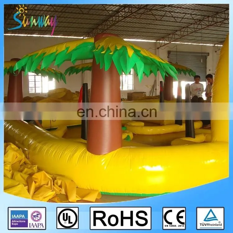 Commercial Inflatable Golf Game Inflatable Golf Arena Inflatable Golf Practice Field for sale