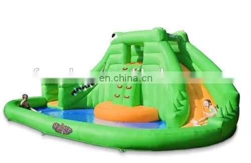 HI hot summber cool games! water park slides for sale inflatable floating water park used water park slide
