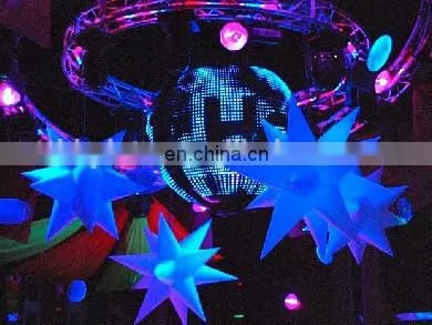 Charming inflatable hanging star / festival LED chirstmas star