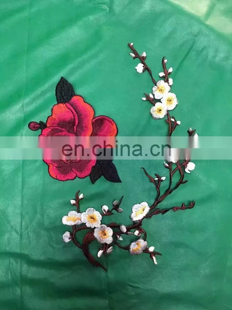 wholesale collars in stock embroidery designs flower neck lace polyester neck design in pair collar lace
