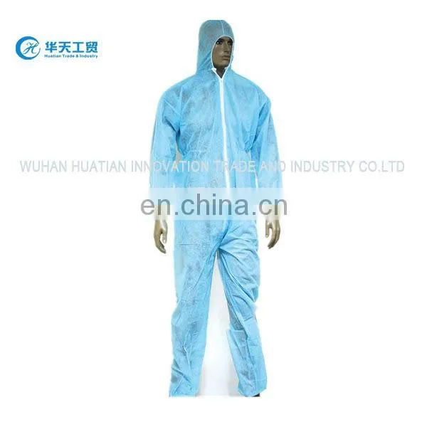 disposable plastic coverall..industry coverall..lightweight coveralls