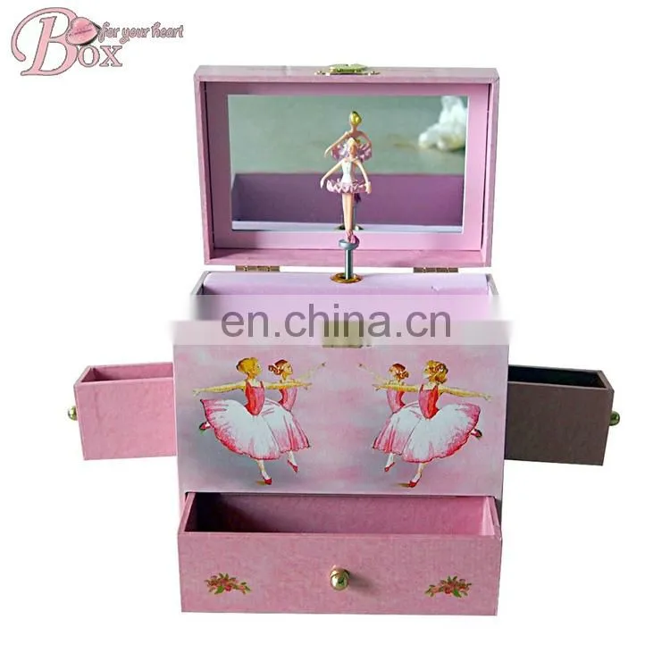 Gift Ballerina Jewelry Music Box for Baby