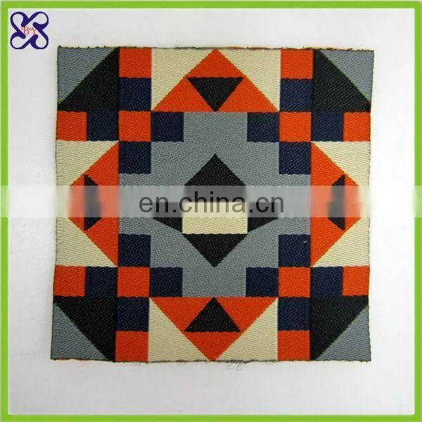 colorful high definition clothing woven label for wallet