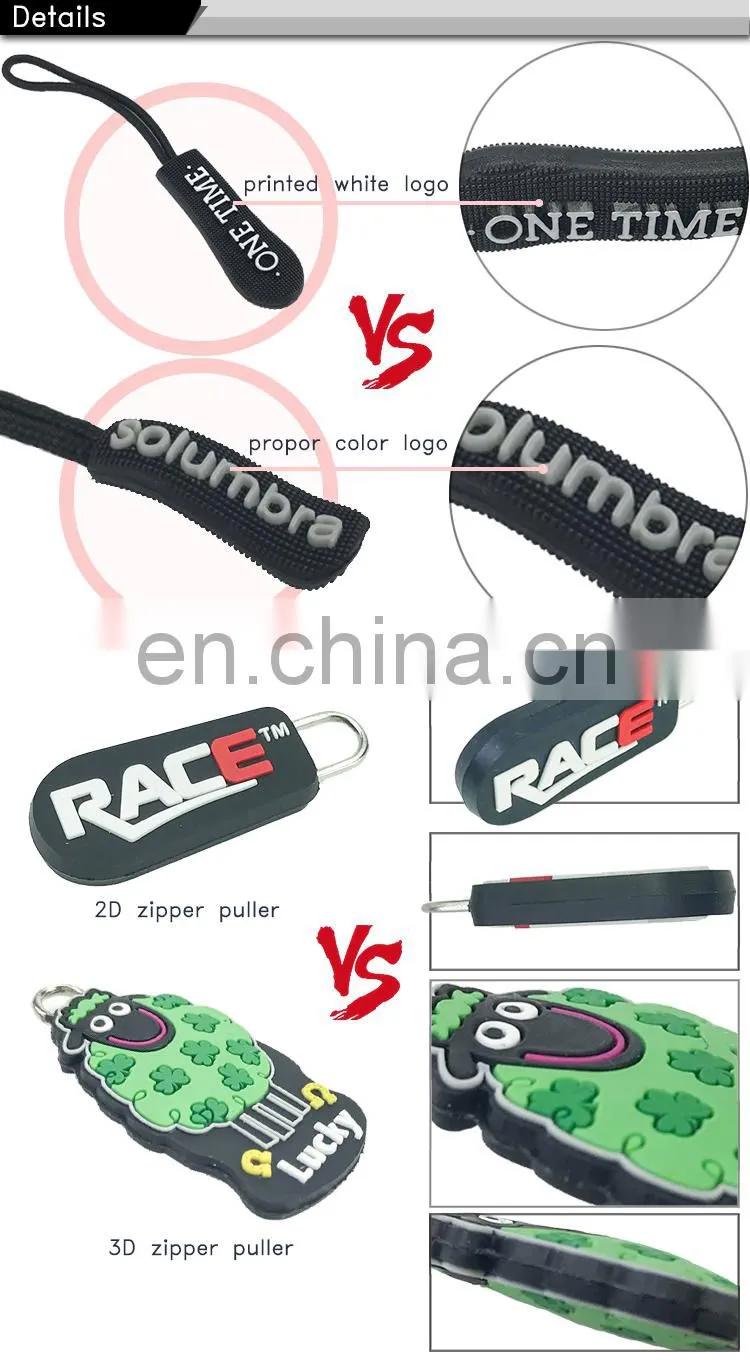 High Quality Private Metal Zipper Pull With Competitive Price