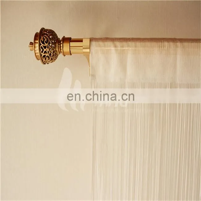 Romantic white European string valance curtain patterns