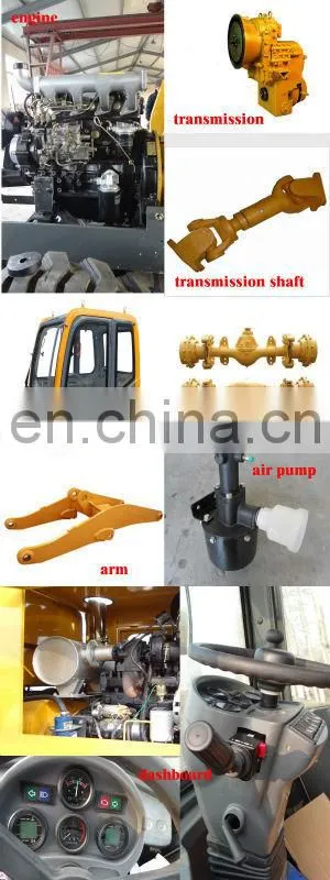 D25 front wheel loader small construction equipment agriculture steering wheel loader