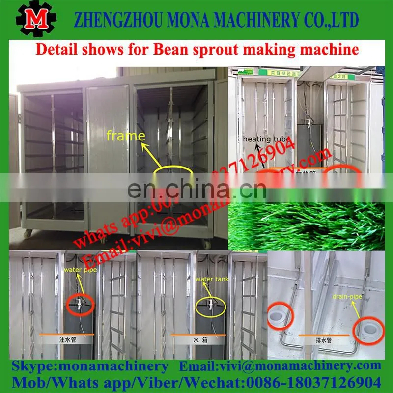 Commercial rabbits fodder making machine / hydroponic culturing barley breeding machine for sale