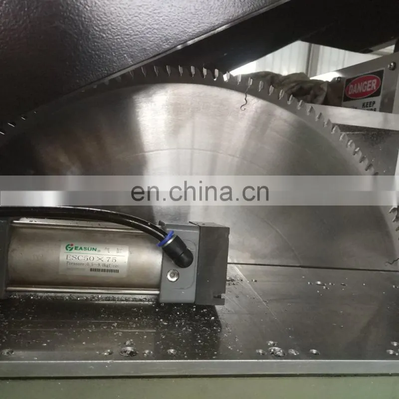 Window Door Aluminum and UPVC Profile Single Mitre Saw Cutting Machine