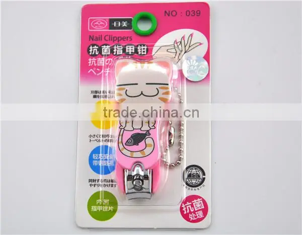 Little cat China cosmetic factory cute nail cutter set nail clipper kits