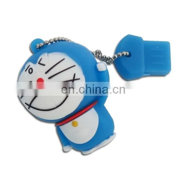 PVC cartoon anime OTG usb flash drive / cartoon mobile phone usb memory stick