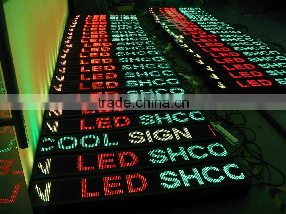 320*160mm 16*8 HUB08 1/4scan RG tri-color p20 led module/p20 led display module