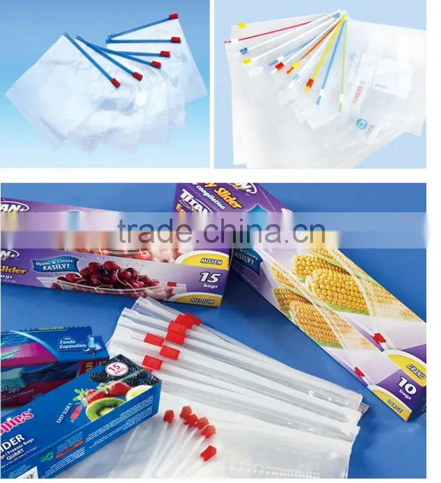 Sandwich bag with zipper top/zip bag