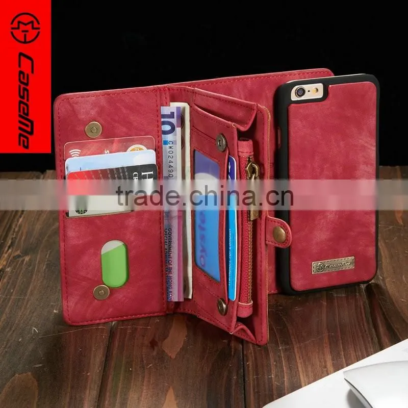 US hot selling cases for iPhone 6 Case Leather Wallet , Wallet Leather Phone Case for iPhone 6 plus, Mobile Phone Accessories