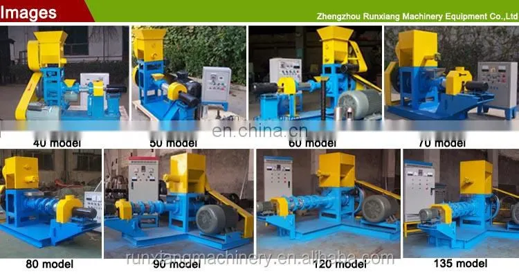 Hot Sale in Nigeria Price Soya Corn Animal Feed Floating Fish Feed Extruder Machine