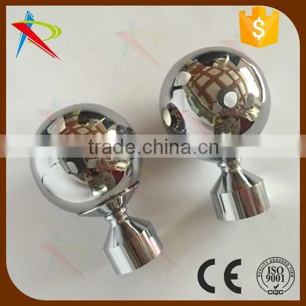 Unique design chrome ball curtain finials for clients customized in 2016