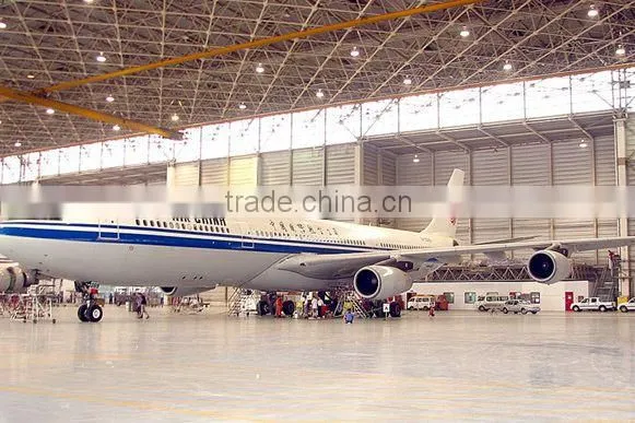 Free design prefabricated steel hangar