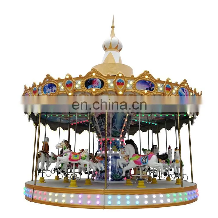 Top amusement children play kids games carousel machine for sale price