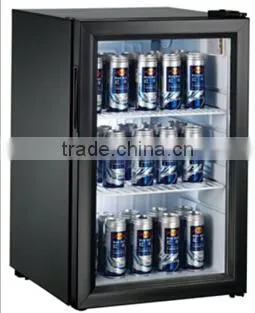 SC68 supermarket glass door mini display pepsi refrigerator