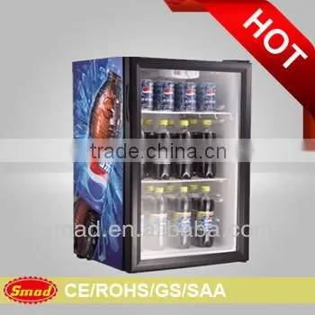 Commercial glass door refrigerator